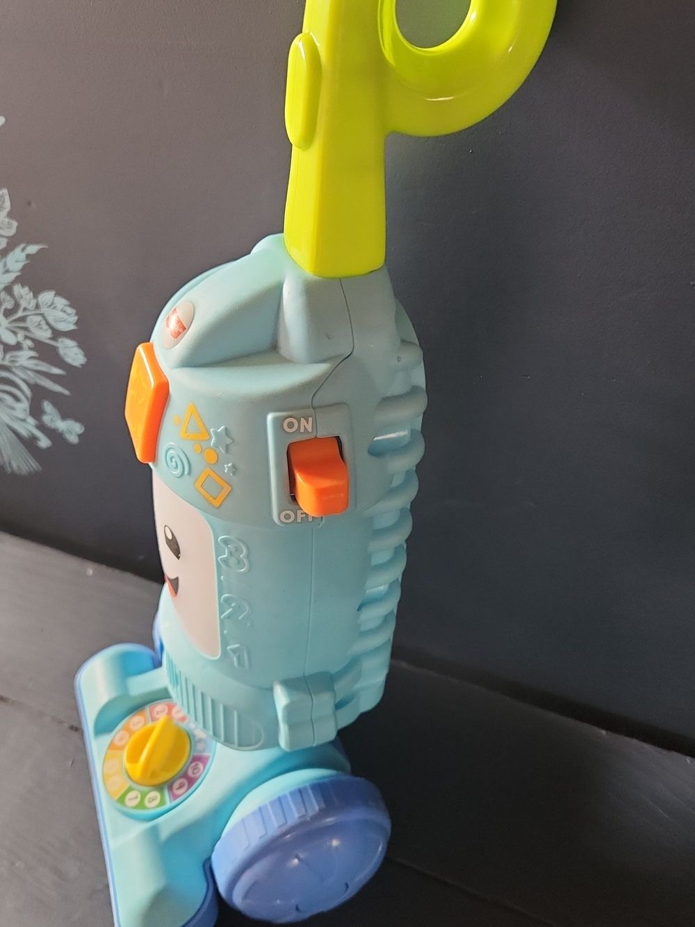 Fisher-Price Light Blue Vacuum with Interactive Play - Picture 2 of 4